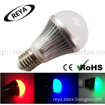 color changing led lighting bulb 6W led bulb light